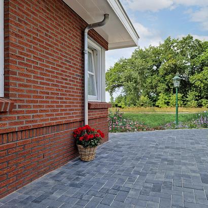 Signature brick 6 cm nero/grey mini facet komo (op=op)