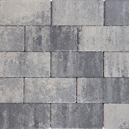 Signature brick 8 cm nero/grey mini facet komo