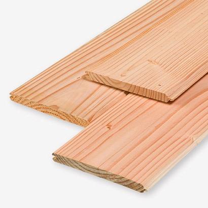 Douglas geschaafd dakbeschot 1,8 x 18,5 x 400 cm, onbehandeld