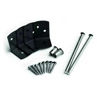 Betonschutting - bevestiging antraciet t.b.v. betonpaal 10x10cm 10x10 Antraciet