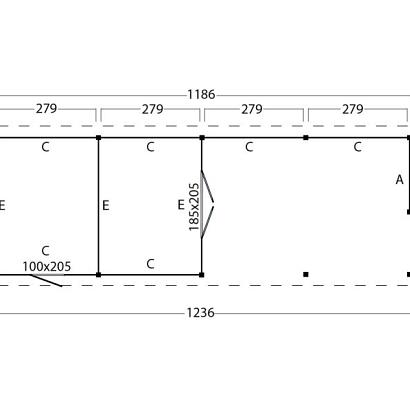 Platdak Odense XXL Samenstelling 12 Red Class Wood