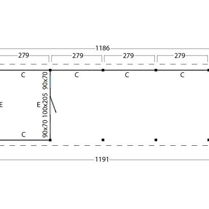 Platdak Odense XXL Samenstelling 8 Red Class Wood