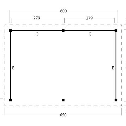 Platdak Odense XXL Samenstelling 4 Red Class Wood