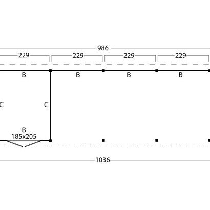 Platdak Odense XL Samenstelling 10 Red Class Wood