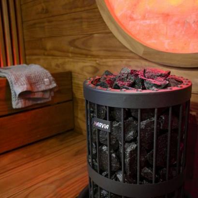 Elektrische saunakachel Harvia Legend 10.8kW zwart