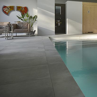 Solido Ceramica 30MM Cemento Taupe tegel 60x60x3 cm.