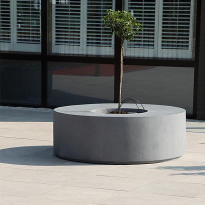 Solido Ceramica 30MM Cemento Taupe tegel 60x60x3 cm.