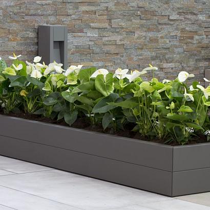Bloembak Modulair Taupe|60x60x70 cm