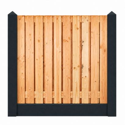 Glad antraciet gecoat 21 planks douglas