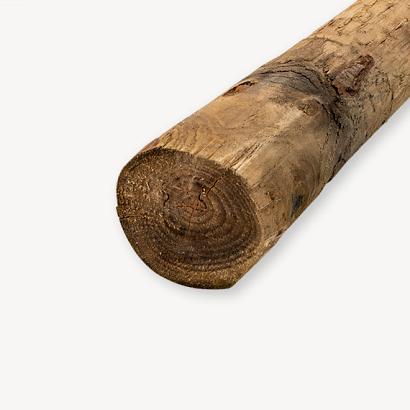 PEFC Kastanjepaal | geschild | gepunt | ?12-14 cm | 250 cm