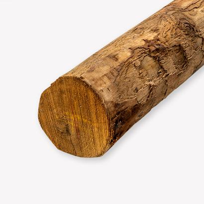 PEFC Kastanjepaal | geschild | gepunt | 14-16 cm | 200 cm