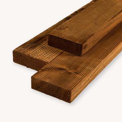 Douglas balk | bruin geïmp. | 5x15 cm | 300 cm