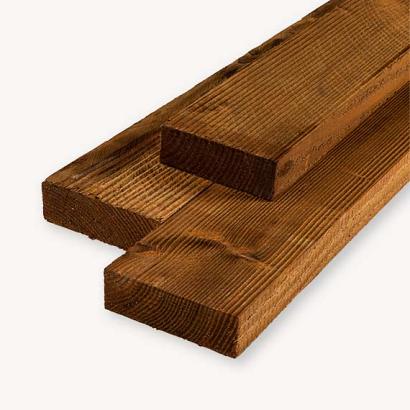 Douglas balk | bruin geïmp. | 7x15 cm | 300 cm