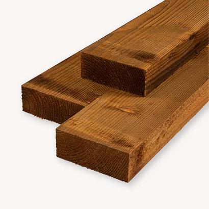 Douglas balk | bruin geïmp. | 7x17,5 cm | 500 cm