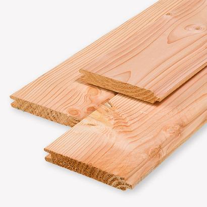 Douglas blokhutprofiel | blank | 2,8x19,5 cm