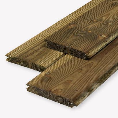 Douglas blokhutprofiel | groen geïmp. | 2,8x19,5 cm | 200 cm