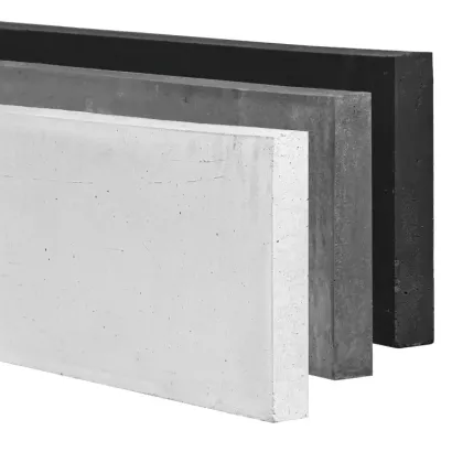 Beton-onderplaat  Zaan wit/grijs H24xD3,5xL180cm