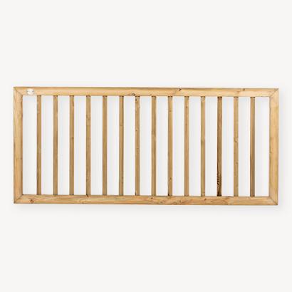 Tuinhek vuren | recht in kader | 80x180 cm