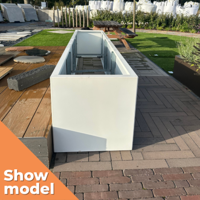 Showmodel | Plantenbak 300x90x60 cm Wit