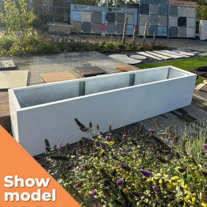 Showmodel | Plantenbak 300x90x60 cm Wit