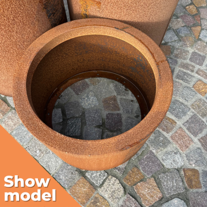 Showmodel | Plantenbak Ø60 x 40 cm Cortenstaal