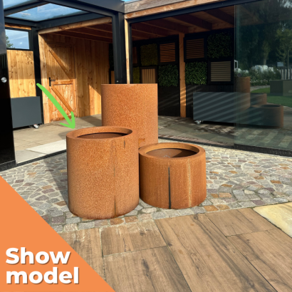 Showmodel | Plantenbak Ø60 x 60 cm Cortenstaal