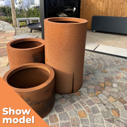 Showmodel | Plantenbak Ø60 x 100 cm Cortenstaal