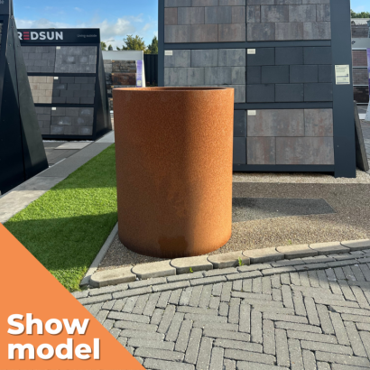 Showmodel | Plantenbak Ø80 x 100 cm Cortenstaal