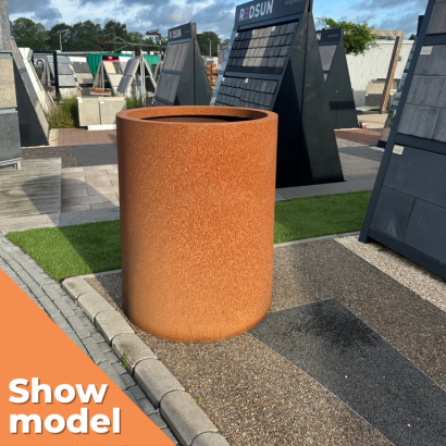 Showmodel | Plantenbak Ø80 x 100 cm Cortenstaal