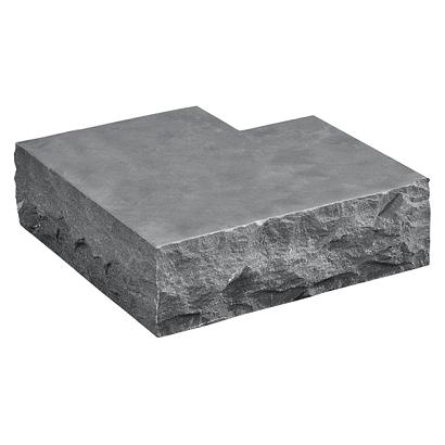 Blue Stone traptrede gekapt hoekstuk uitw. 50/35x15 cm.