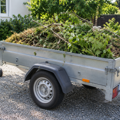 Groen storten enkelasser per kar