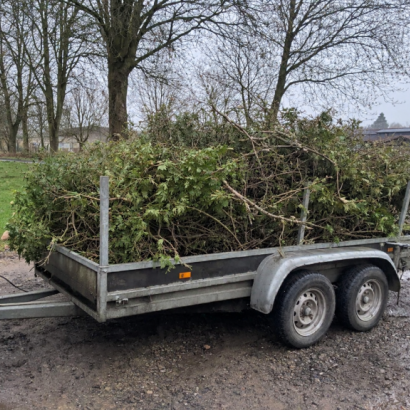 Groen storten dubbelasser per kar