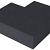 Schellevis Oud Hollandse traptrede massief hoek buiten 60-60x37x15cm Carbon