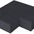 Schellevis Oud Hollandse traptrede massief hoek binnen 60-60x37x15cm Carbon
