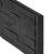 Berton©-motiefplaat antraciet gecoat H36 x D3,5 x L184 cm leisteenmotief