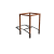 Cortenstaal pergola vierkant