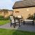 Patio square 60x60x4 cm black