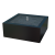 Aluminium watertafel 100 x 100 x 40 cm Inclusief LED-verlichting