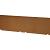 Kantopsluiting Single 300x27.7 cm - Corten