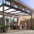 Aluminium overkapping met een polycarbonaat dak