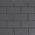 Design brick 6 cm black mini facet komo