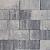 Design brick 6 cm nero/grey mini facet komo