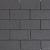 Design brick 8 cm black mini facet komo