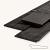 Douglas Zweeds rabat 1,1-2,1 x 19,5 x 300 cm, zwart gespoten