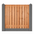 Meterprijs glad antraciet ongecoat 21 planks red class