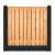 Glad antraciet gecoat 21 planks douglas