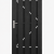 Poort zwart gespoten 110 cm