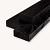 Douglas balk | zwart - RAL9005 | 7x17,5 cm | 400 cm