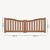 Tuinhekpoort hardhout | toog deluxe dubbel | 100/85x275 cm
