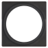 In-Lite PLATE 1 afdekplaat black geschikt voor Big Flux - Luna